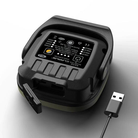 Klarus WL3 - high-output rechargeable camping lantern, 綠色