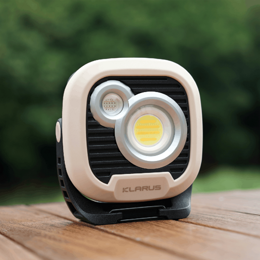 Klarus WL3 - high-output rechargeable camping lantern, tan