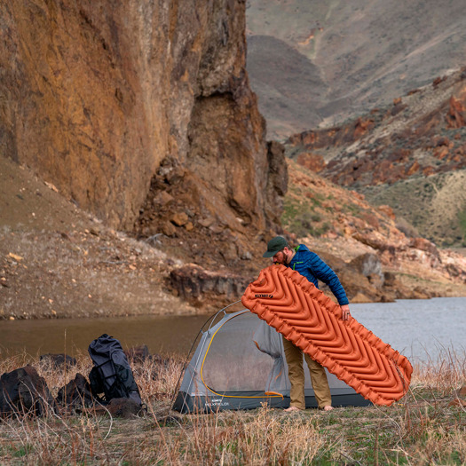 Klymit Insulated Static V Lite ECO Sleeping Pad - Orange