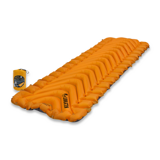 Надувной спальный коврик Klymit Insulated Static V Lite, mango orange
