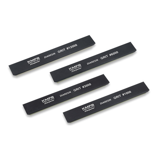 KMFS DIARESIN Sharpening Stones Kit (1000, 3000, 6000, 12000)
