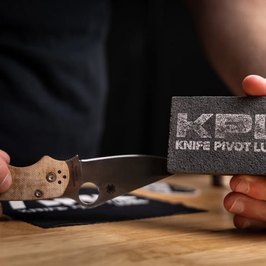 Knife Pivot Lube Rust Eraser