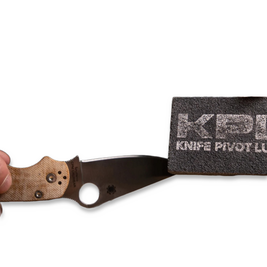 Knife Pivot Lube Rust Eraser