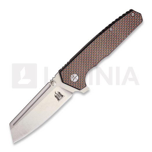 Komoran Linerlock Red Carbon Fiber Taschenmesser