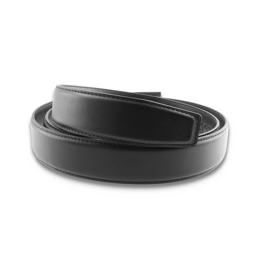 Kore XL Black Leather Gun Belt, no buckle