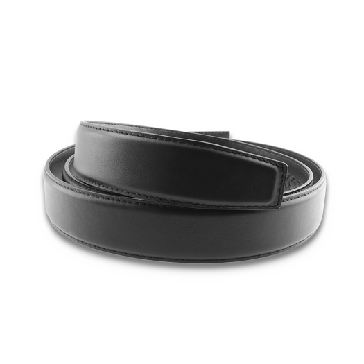 Kore XL Black Leather Gun Belt, no buckle