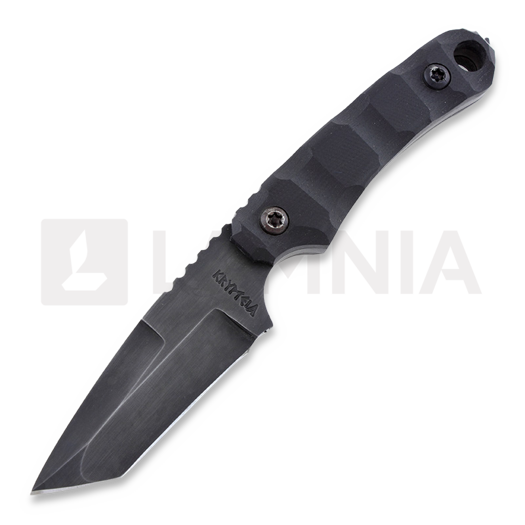 Krypteia Deimos Tactical grind kniv, sort