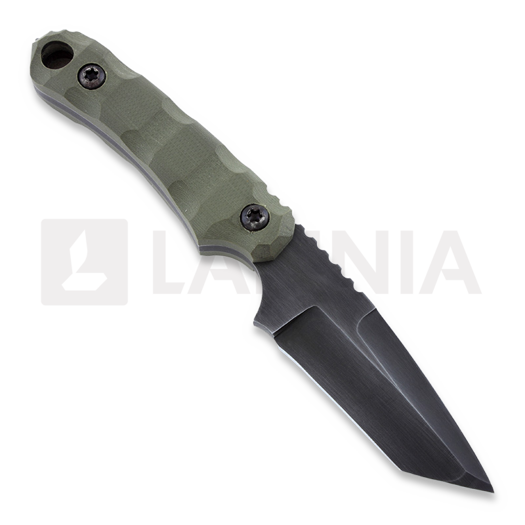 Krypteia Deimos Tactical grind kniv, olivengrønn