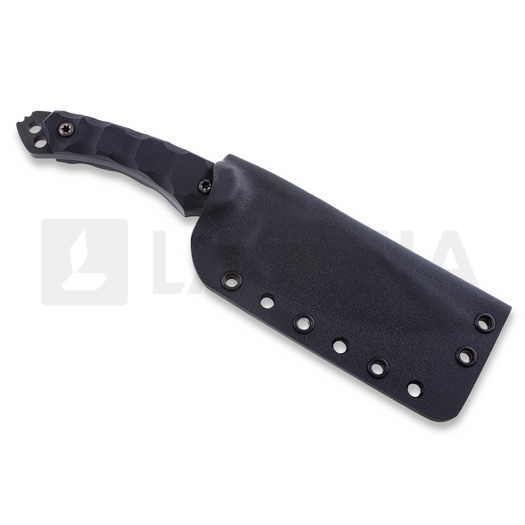 Krypteia Ehidna kniv, sort