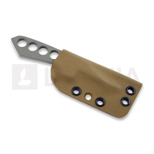 Krypteia Motsognir neck knife, coyote brown