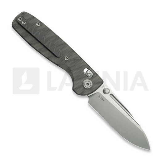 Kubey Bluff Crossbar Lock Flame Ti Taschenmesser