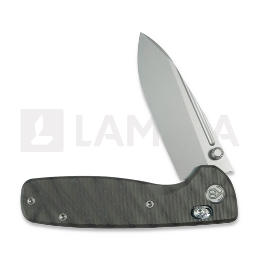 Kubey Bluff Crossbar Lock Flame Ti sulankstomas peilis