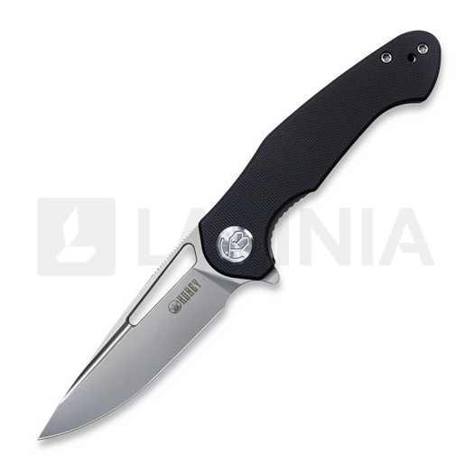 Kubey Dugu Linerlock Black G10 折叠刀, 黑色