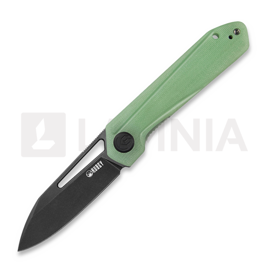 Kubey Royal Linerlock Black. Jade fällkniv