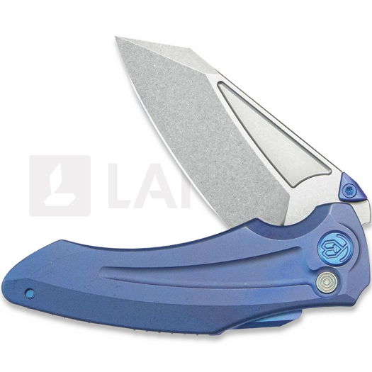 Kubey Sumo 20 CV Blue Ti folding knife