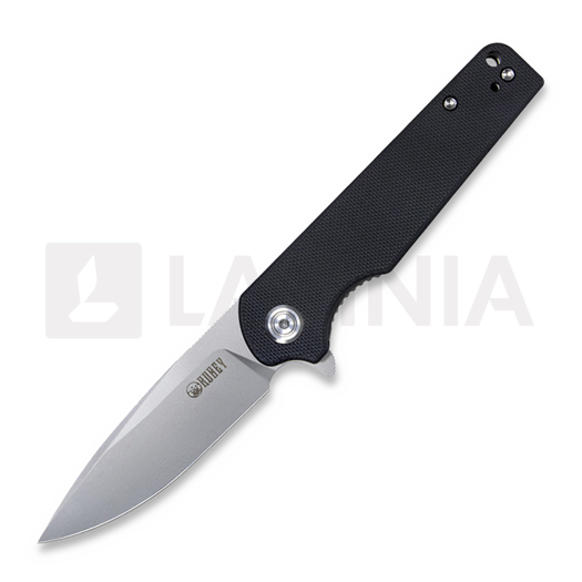 Kubey Wolverine Linerlock kääntöveitsi, musta