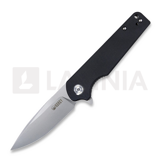 Kubey Wolverine Linerlock kääntöveitsi, musta