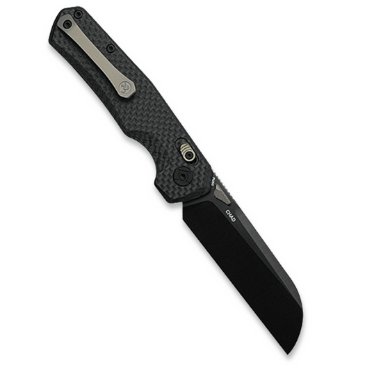 Kunwu Knives Chad - Carbon Fiber - DLC k&auml;&auml;nt&ouml;veitsi