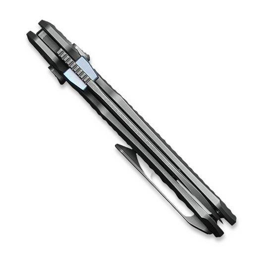 Kunwu Knives Chad - Diamond Texture Ti - Stonewashed k&auml;&auml;nt&ouml;veitsi