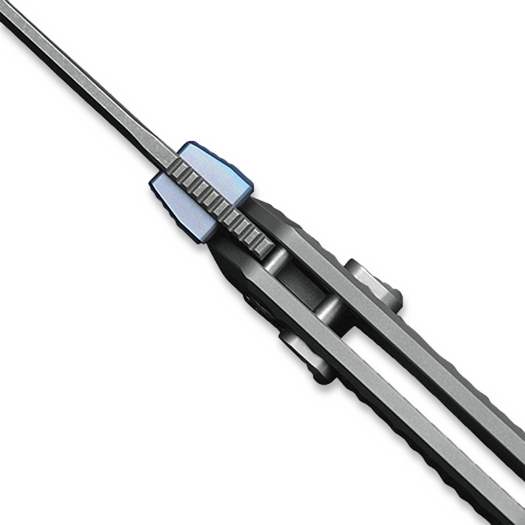 Kunwu Knives Chad - Diamond Texture Ti - Stonewashed k&auml;&auml;nt&ouml;veitsi