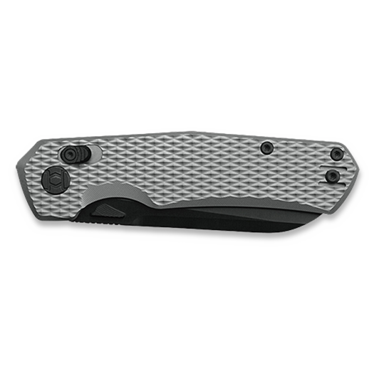 Kunwu Knives Chad - DLC - Titanium folding knife, Diamond Texture