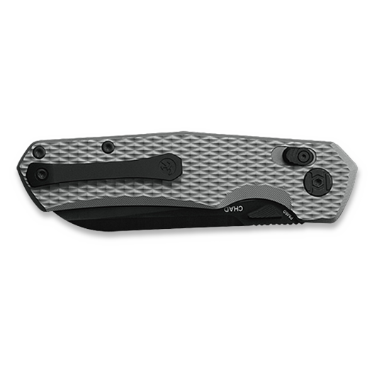 Kunwu Knives Chad - DLC - Titanium סכין מתקפלת, Diamond Texture