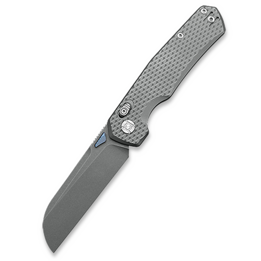 Складний ніж Kunwu Knives Chad - Stonewashed - Titanium, Diamond Texture