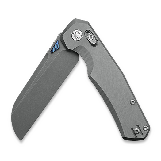 Складний ніж Kunwu Knives Chad - Stonewashed - Titanium, Orange Peel Texture