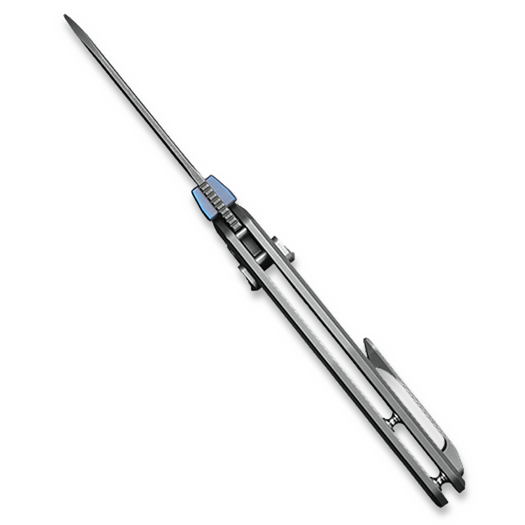 Складний ніж Kunwu Knives Chad - Stonewashed - Titanium, Orange Peel Texture