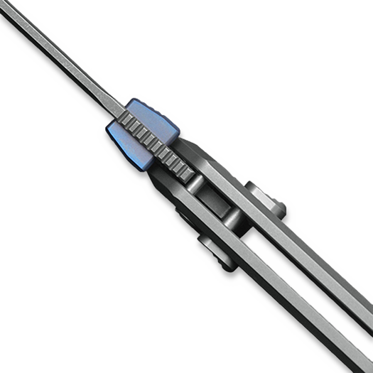 Складний ніж Kunwu Knives Chad - Stonewashed - Titanium, Orange Peel Texture