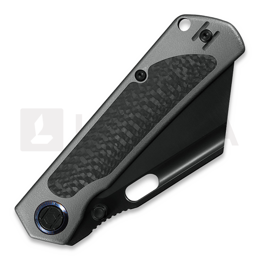 Coltello pieghevole Kunwu Knives Cochise - DLC - Titanium + Carbon Fiber Inlay