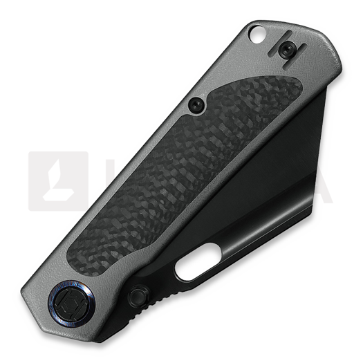 Kunwu Knives Cochise - DLC - Titanium + Carbon Fiber Inlay összecsukható kés