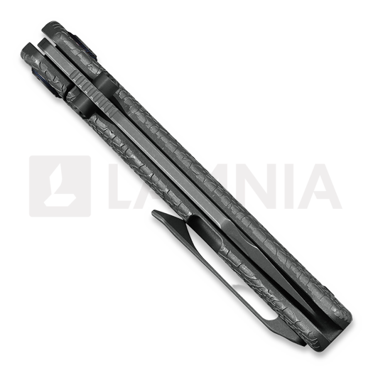 Liigendnuga Kunwu Knives Cochise - Stonewashed - Titanium, Honeydew Texture