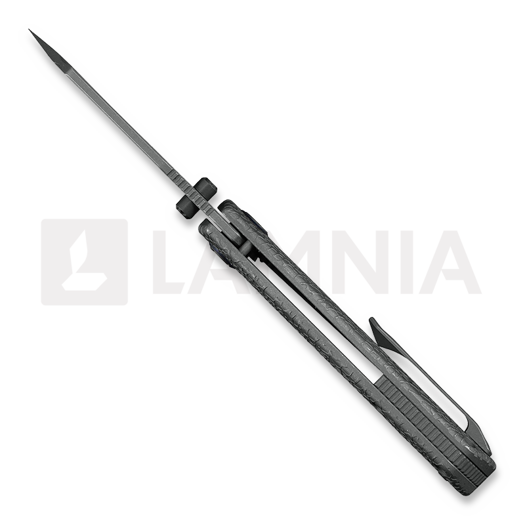 Liigendnuga Kunwu Knives Cochise - Stonewashed - Titanium, Honeydew Texture