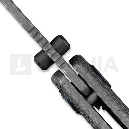 Liigendnuga Kunwu Knives Cochise - Stonewashed - Titanium, Honeydew Texture