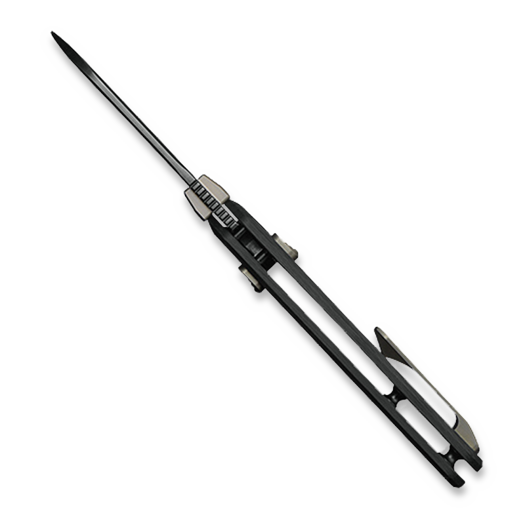 Складной нож Kunwu Knives Compact Chad - DLC - Carbon Fiber, чёрный