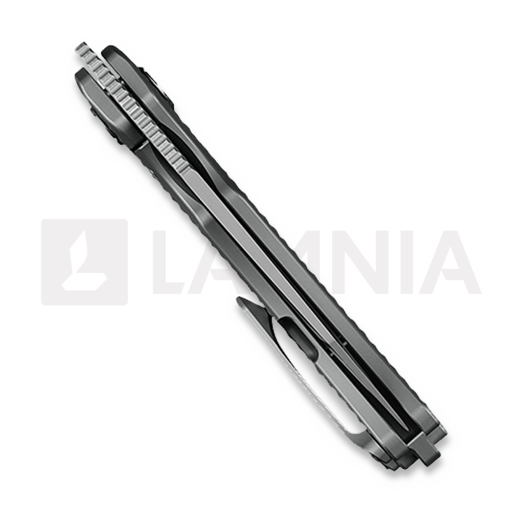 Kunwu Knives ComPadre - Satin - Titanium fällkniv, Diamond Texture