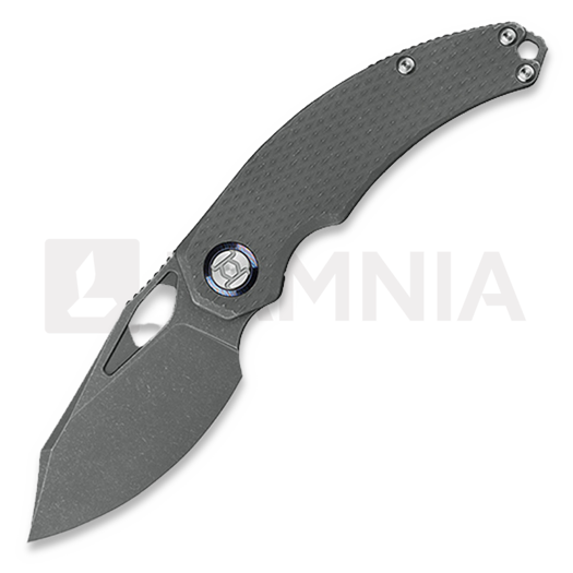 Liigendnuga Kunwu Knives ComPadre - Stonewashed - Titanium, Diamond Texture