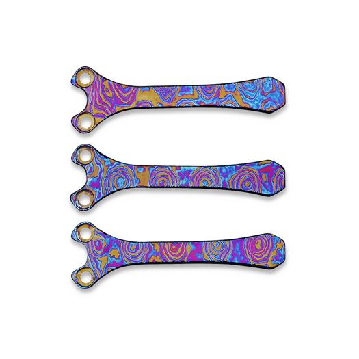 Kunwu Knives Compadre Timascus Clip