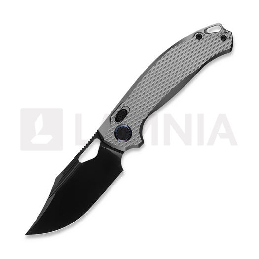 Navalha Kunwu Knives Django XL - DLC - Titanium, Diamond Texture