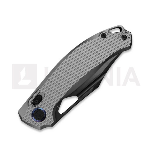 Kunwu Knives Django XL - DLC - Titanium סכין מתקפלת, Diamond Texture