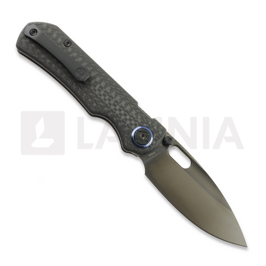 Navalha Kunwu Knives Excalibur Compact Verta - DLC - Carbonfiber
