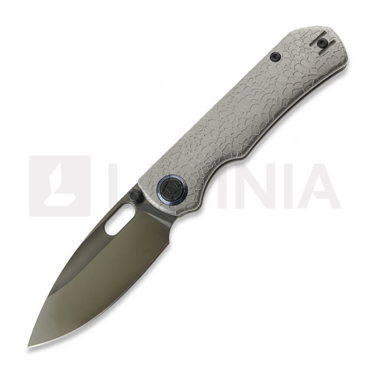 Складний ніж Kunwu Knives Excalibur Compact Verta - DLC - Titanium, Honeydew Texture