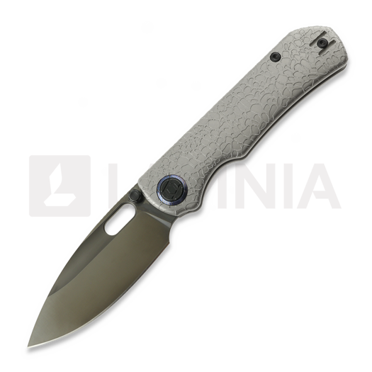 Складний ніж Kunwu Knives Excalibur Compact Verta - DLC - Titanium, Honeydew Texture
