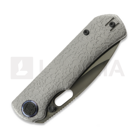 Skladací nôž Kunwu Knives Excalibur Compact Verta - DLC - Titanium, Honeydew Texture