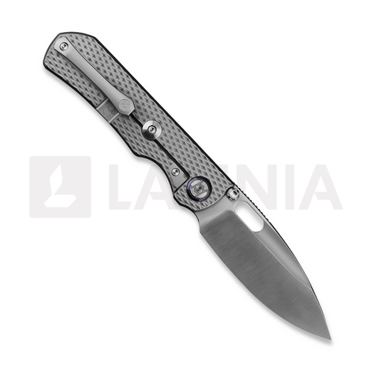 Kunwu Knives Excalibur - Diamond Texture Ti - Satin 折叠刀