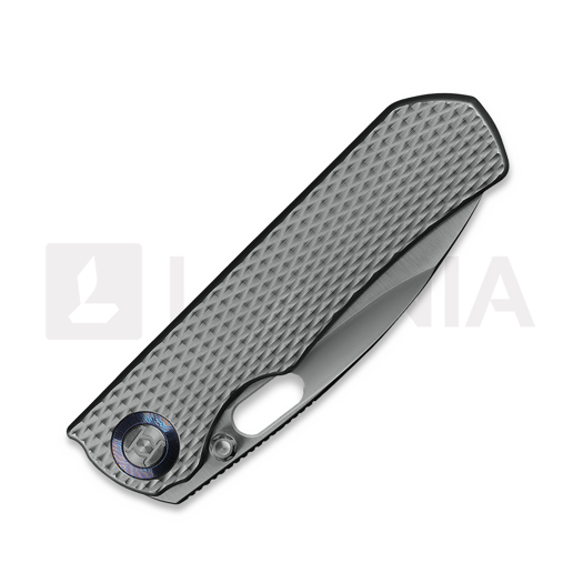 Kunwu Knives Excalibur - Diamond Texture Ti - Satin 折叠刀