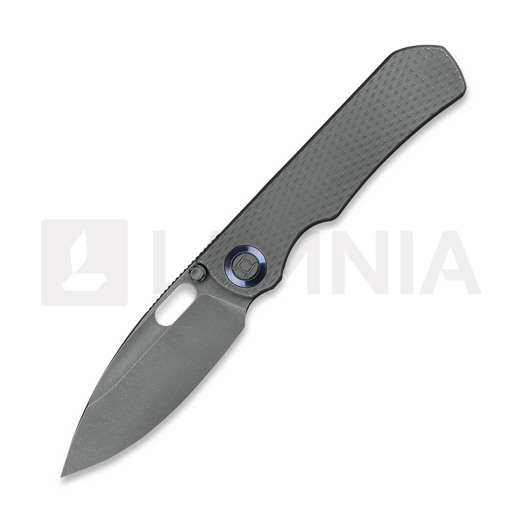Kunwu Knives Excalibur - Diamond Texture Ti - Stonewashed 折叠刀