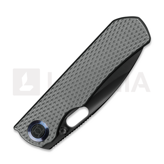 Kunwu Knives Excalibur - DLC - Titanium folding knife, Diamond Texture