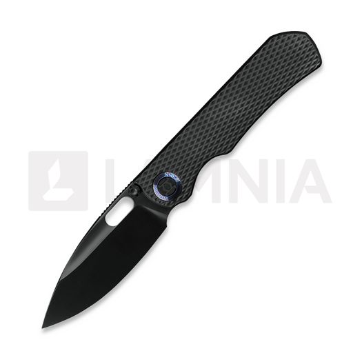 Kunwu Knives Excalibur - DLC - Titanium 접이식 나이프, Diamond Texture + DLC